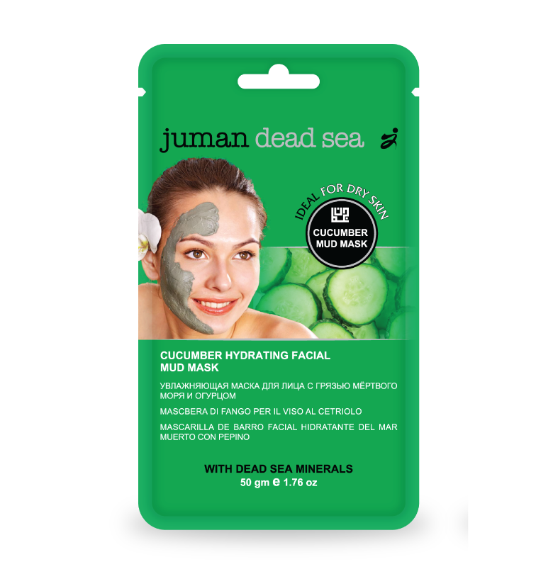 Hydrerende DEAD SEA MUD maske med agurk (Ideelt til tør hud)
